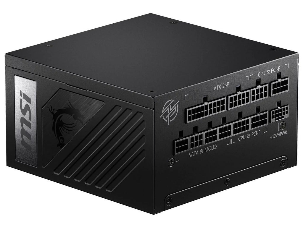 12VHPWR Compatible, A1000G MSI Gaming PSU, - Modular PCIE 4080 GOLD MPG Full 3.0 Supply ATX 5.0, 80 Cable, 1000W Power 4090