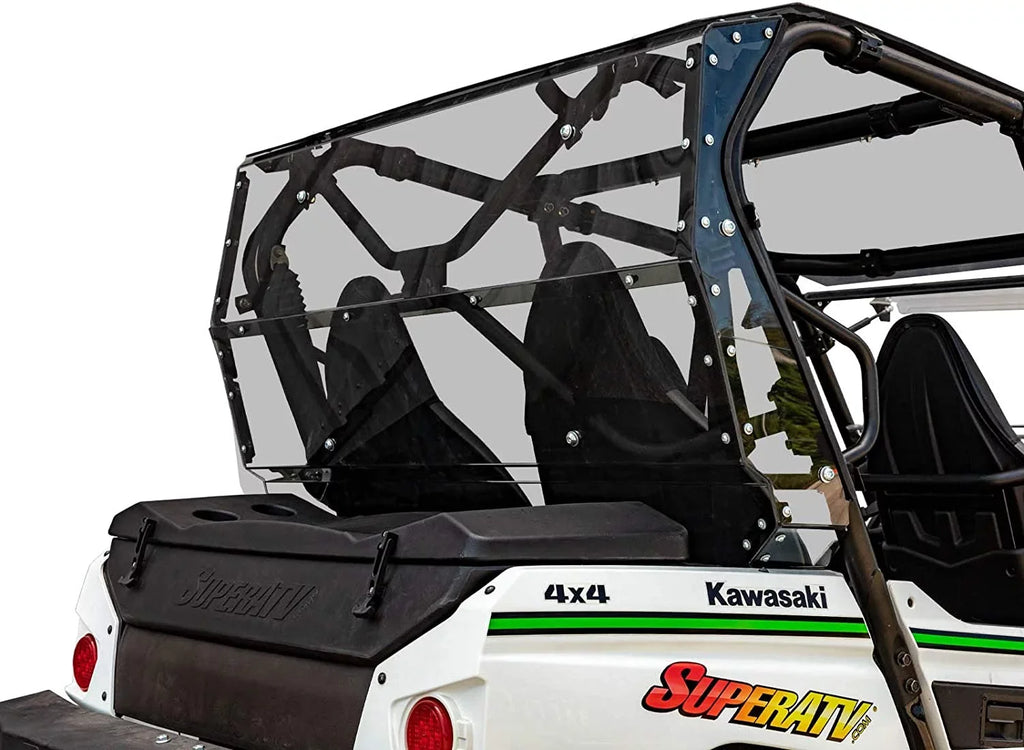 2014+ Stronger Polycarbonate Flying Than Thick SuperATV 4 Kawasaki Tinted Glass Debris Lightly From Duty 2021+ Protects / You Rear for Teryx Teryx 4 250x Made Heavy Windshield S 800 1/4" in USA!