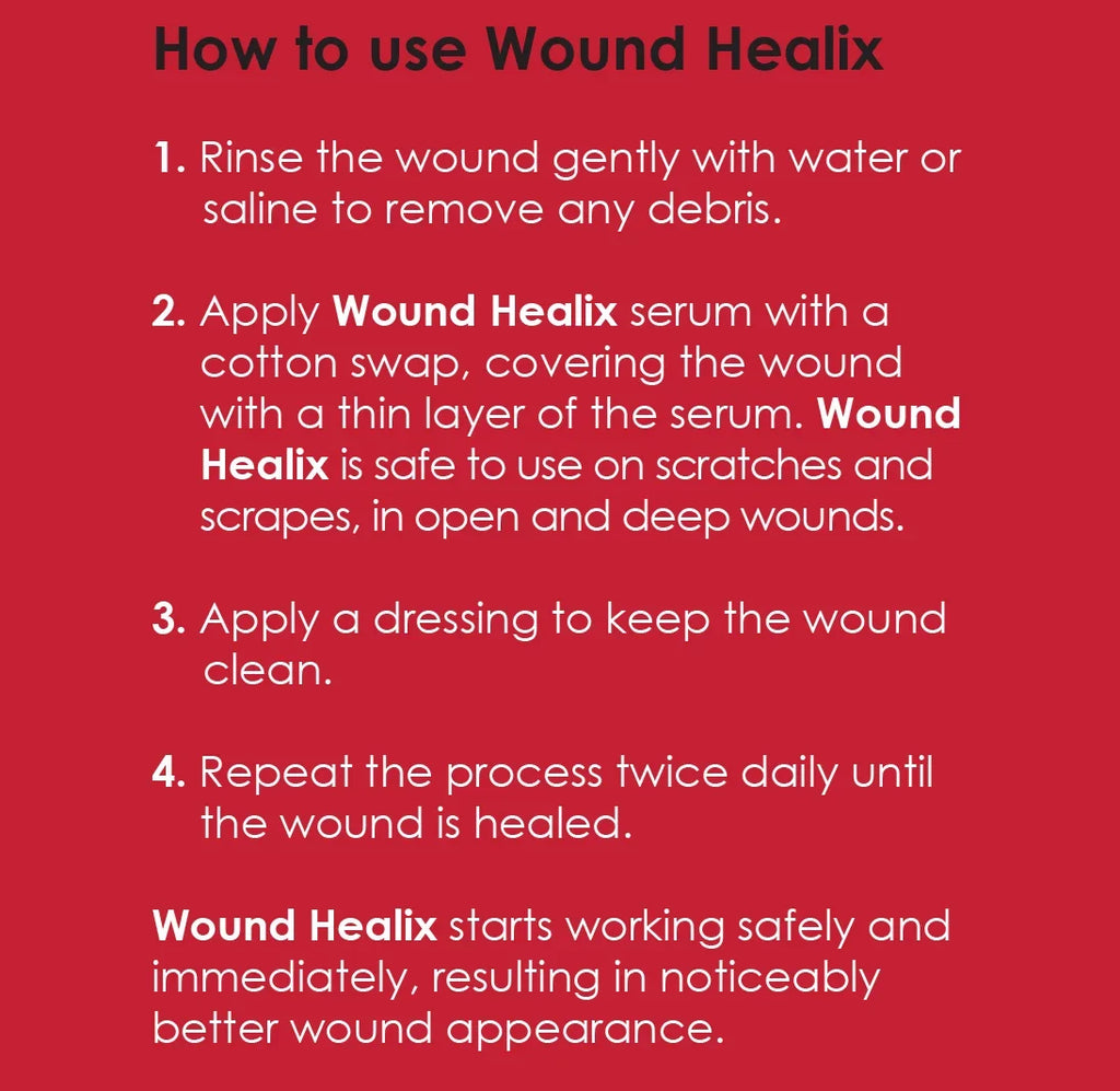 Serum Healix - Rapid Care Wound & Patented Burn Wound