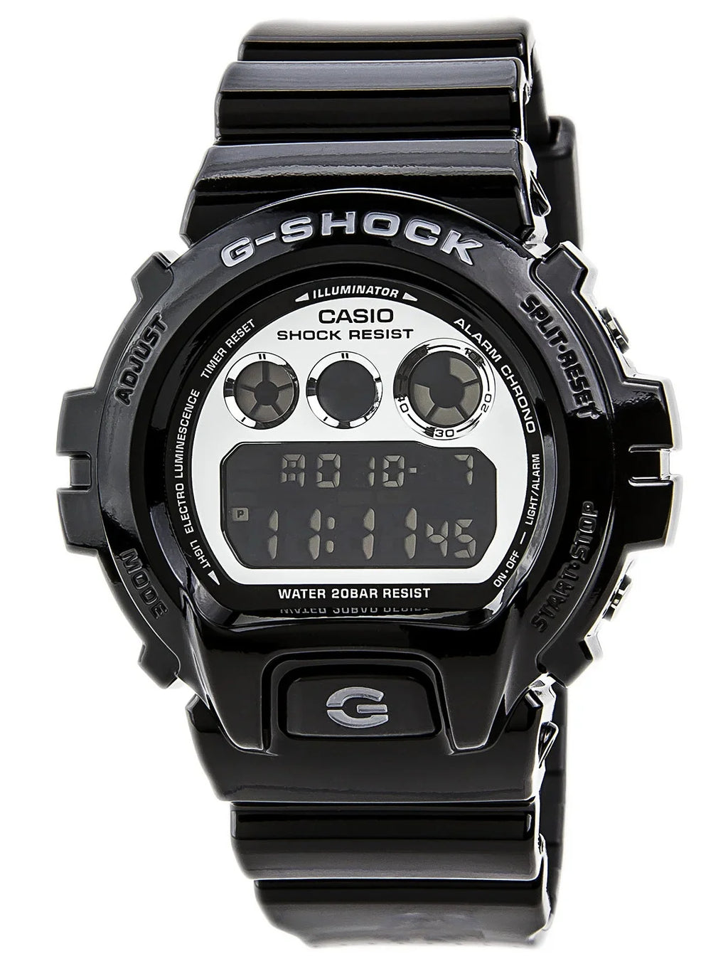 DW6900NB-1 Calendar Men's G-Shock Alarm Watch Auto Resin Black
