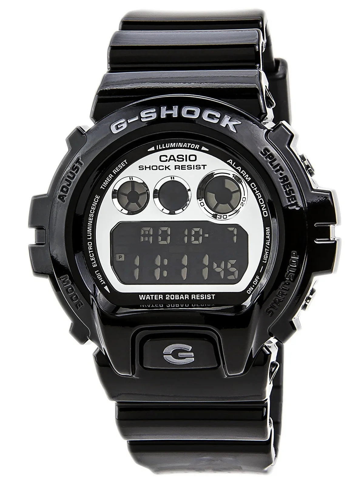 DW6900NB-1 Calendar Men's G-Shock Alarm Watch Auto Resin Black