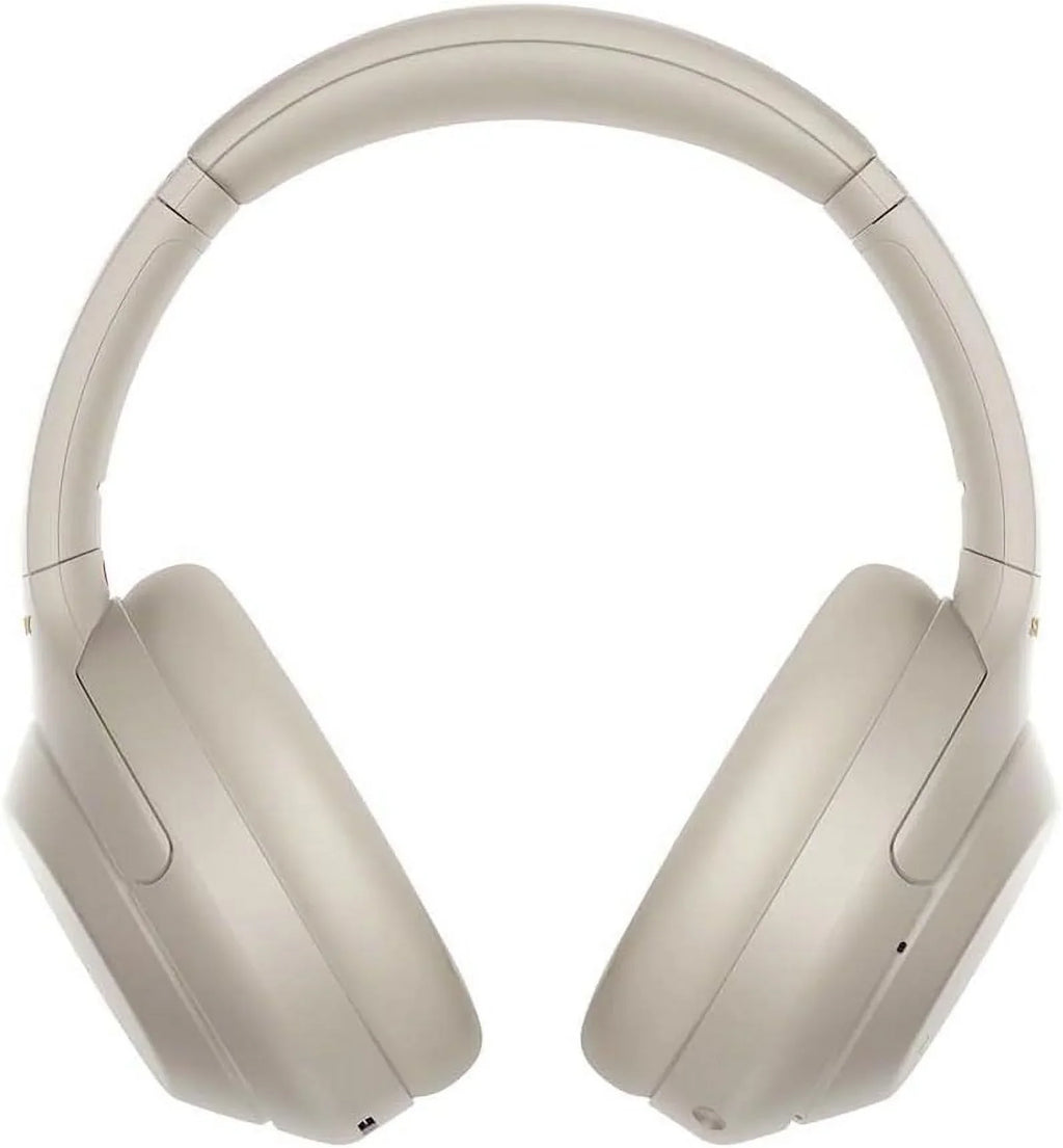 (Silver Charger Bundle + WH1000XM4) Headphones Over-Ear Wireless Noise-Canceling USB Wall WH-1000XM4 Type-C with Cable