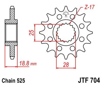 & JT Rear Adventure Sproket Kit F800 Sprockets GS 13-16 for Front