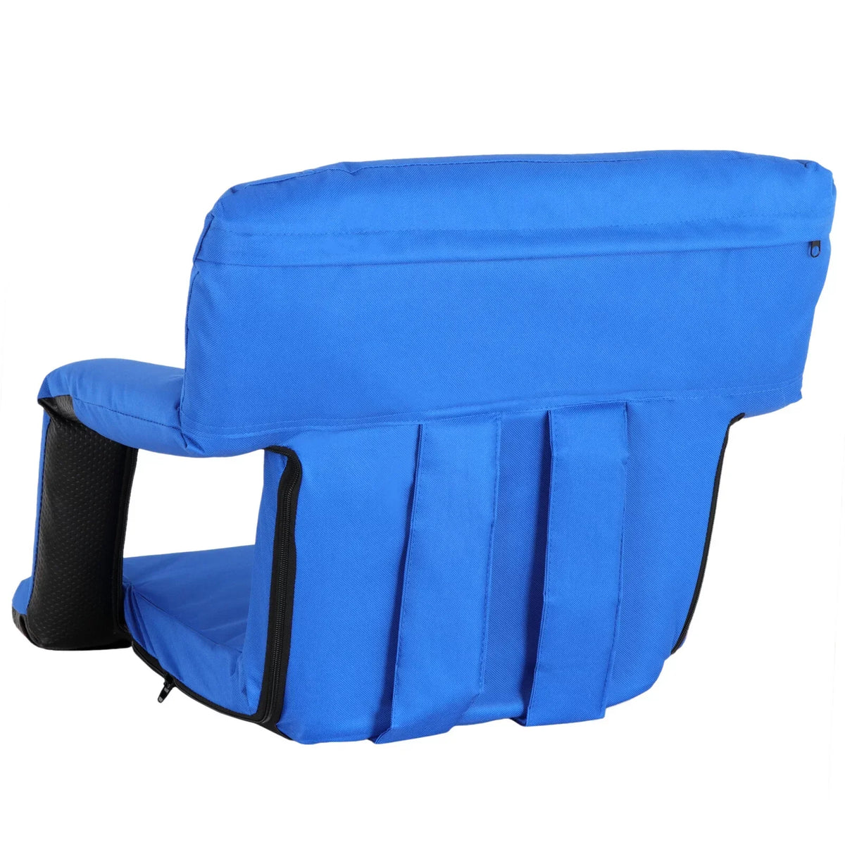 Padded Cushion Seat Bleacher, Chair HomGarden Folding Blue Portable Stadium