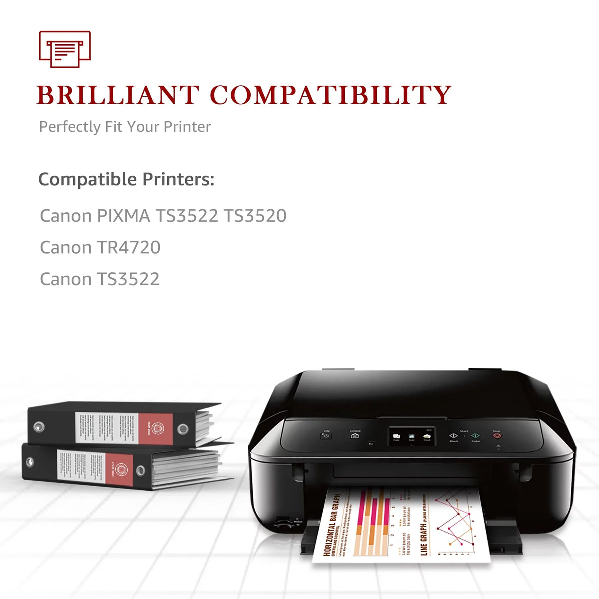 276 for Ink Pixma 275 (2 TS3520 275 Capacity PG-275XL TR4720 Cartridges TS3500 High Ink Ink TR4700 Canon 275XL Printer for and Black, 276 TR4722 Cartridges Color) TS3522 CL-276XL 1 276XL