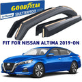Shatterproof in-Channel for Cars, Car Goodyear Vent Visors 2019-2024, for Deflector, GY007801 Window - Guards, Window Altima 4 Accessories, Rain pcs Nissan Deflectors