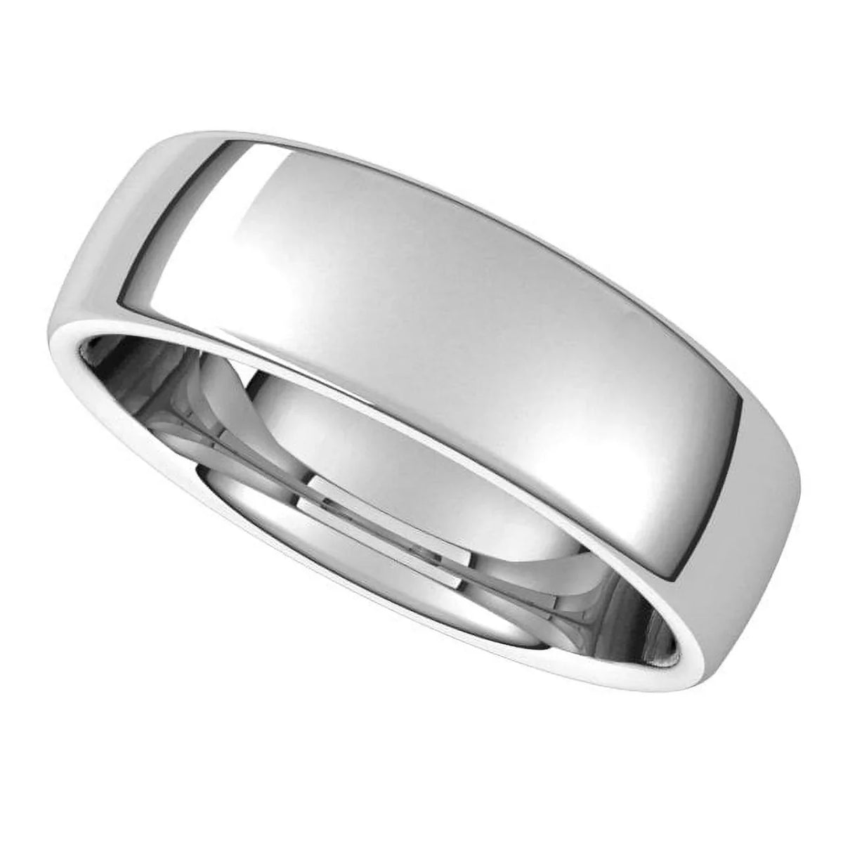 White 14K European 11 Band X1 6 mm dimension E11:1054:P
