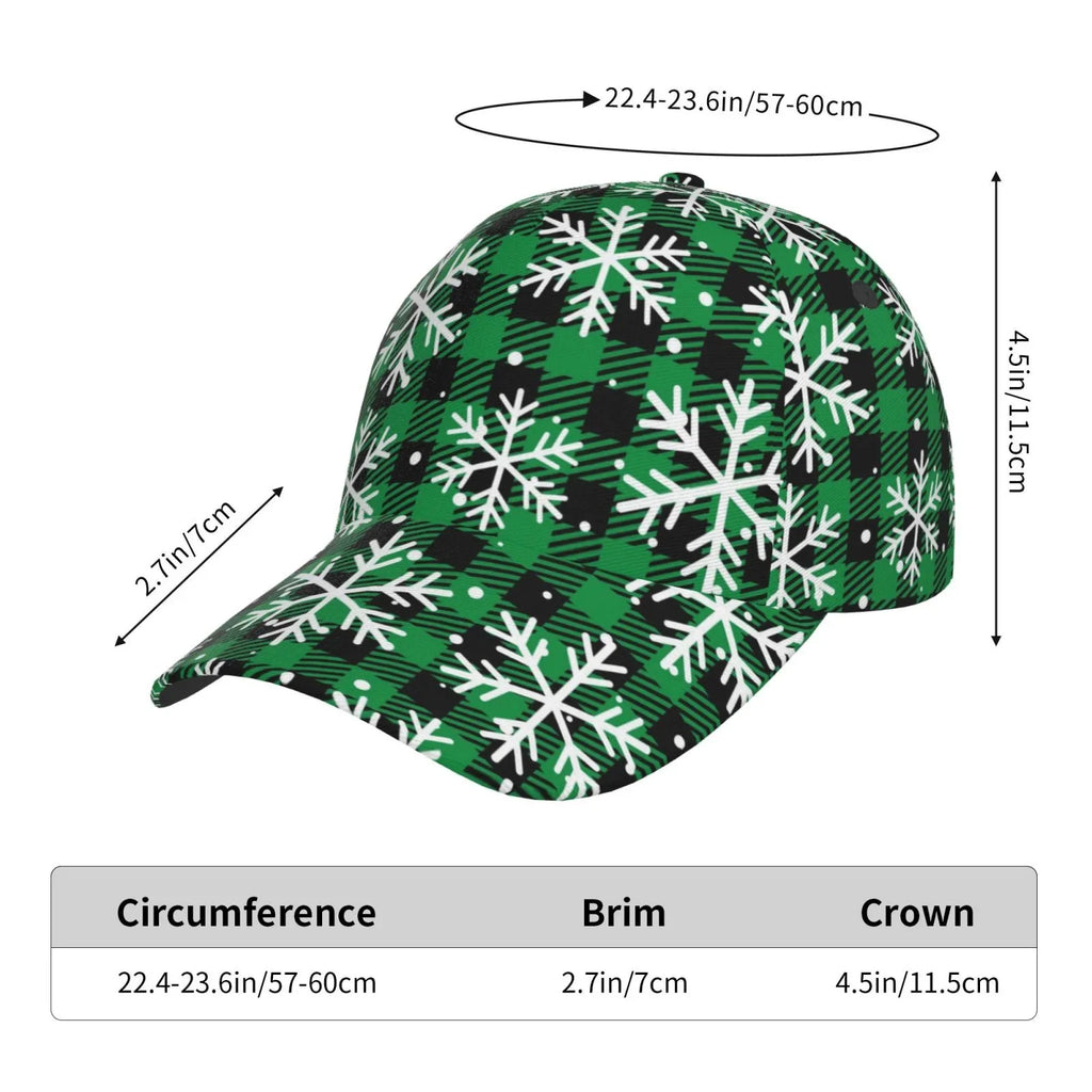 Balery Plaid) and Running dimension Adjustable Seasons exterior Dad Workouts At for Activities Baseball Hat(Christmas All Pattern Buffalo Cap