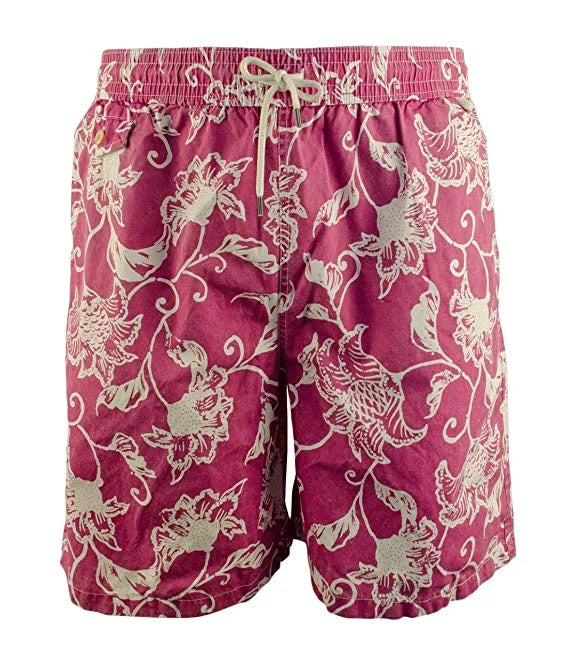 Big (4XLT, And Floral Short Tall Multi-Color) Swim Men's