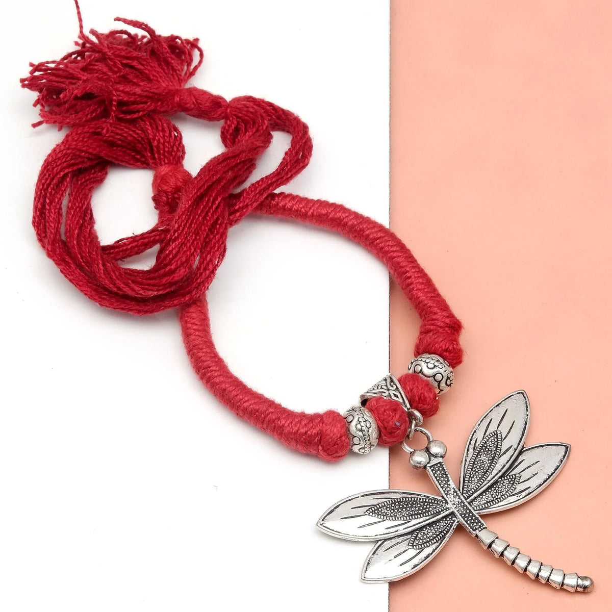 Day 925 Thred Buterfly Silver 20 925 Macrame Jewelry in Mother's Silver Necklace