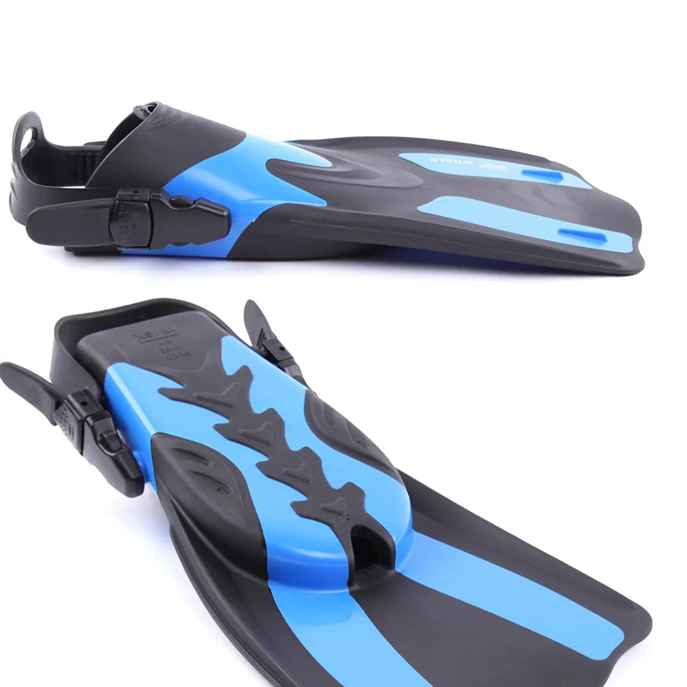 and Heel Perfect for liquid Swim Adjustable WHALE Fins Snorkeling
