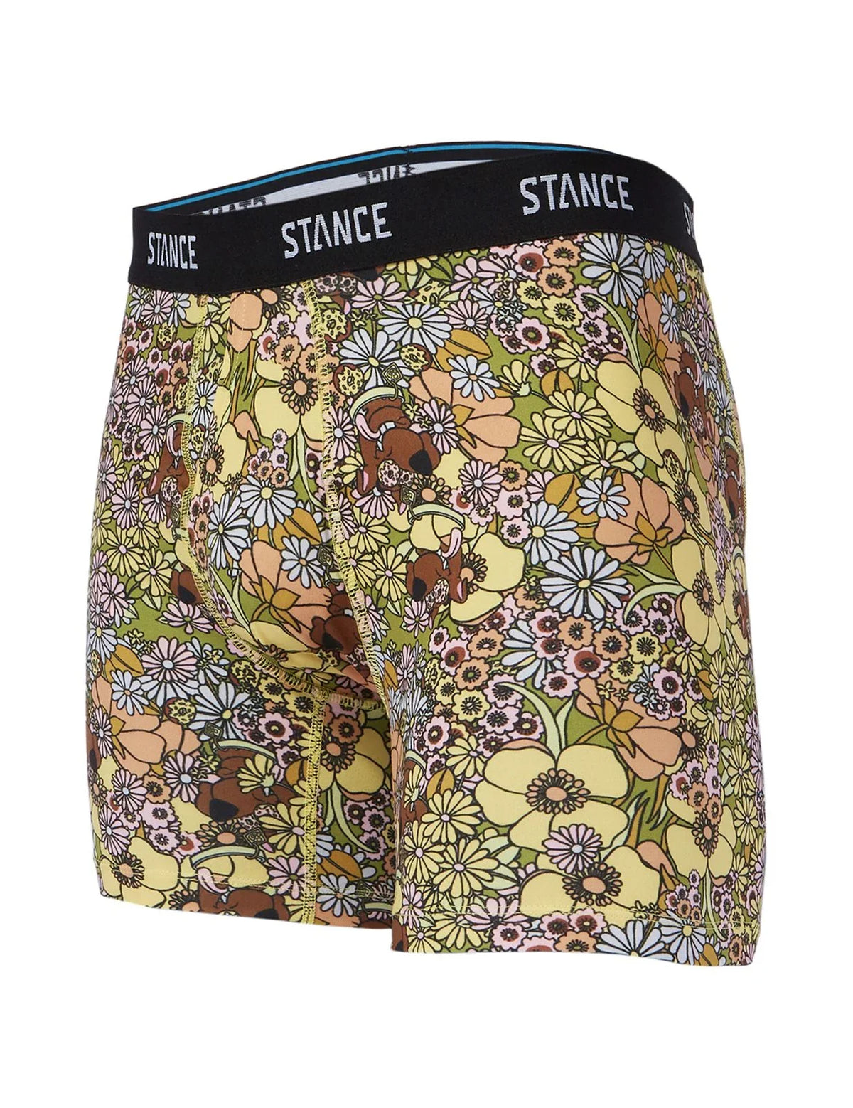 dimension Scoobs men Mustard in 34" Waist Boxer (L) Scooby Doo Stance Snackin Briefs