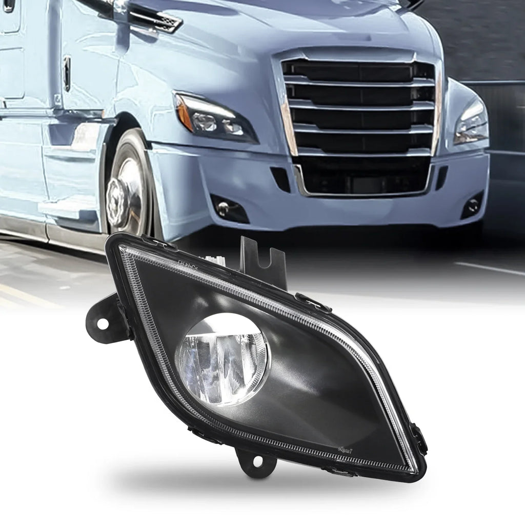 '- 2019 Passenger Fog 2021 2023 Freightliner 2020 8 AKKON Fit Side Light LED 2022 OE Cascadia 126 Black 2018 Class design Truck Lamp