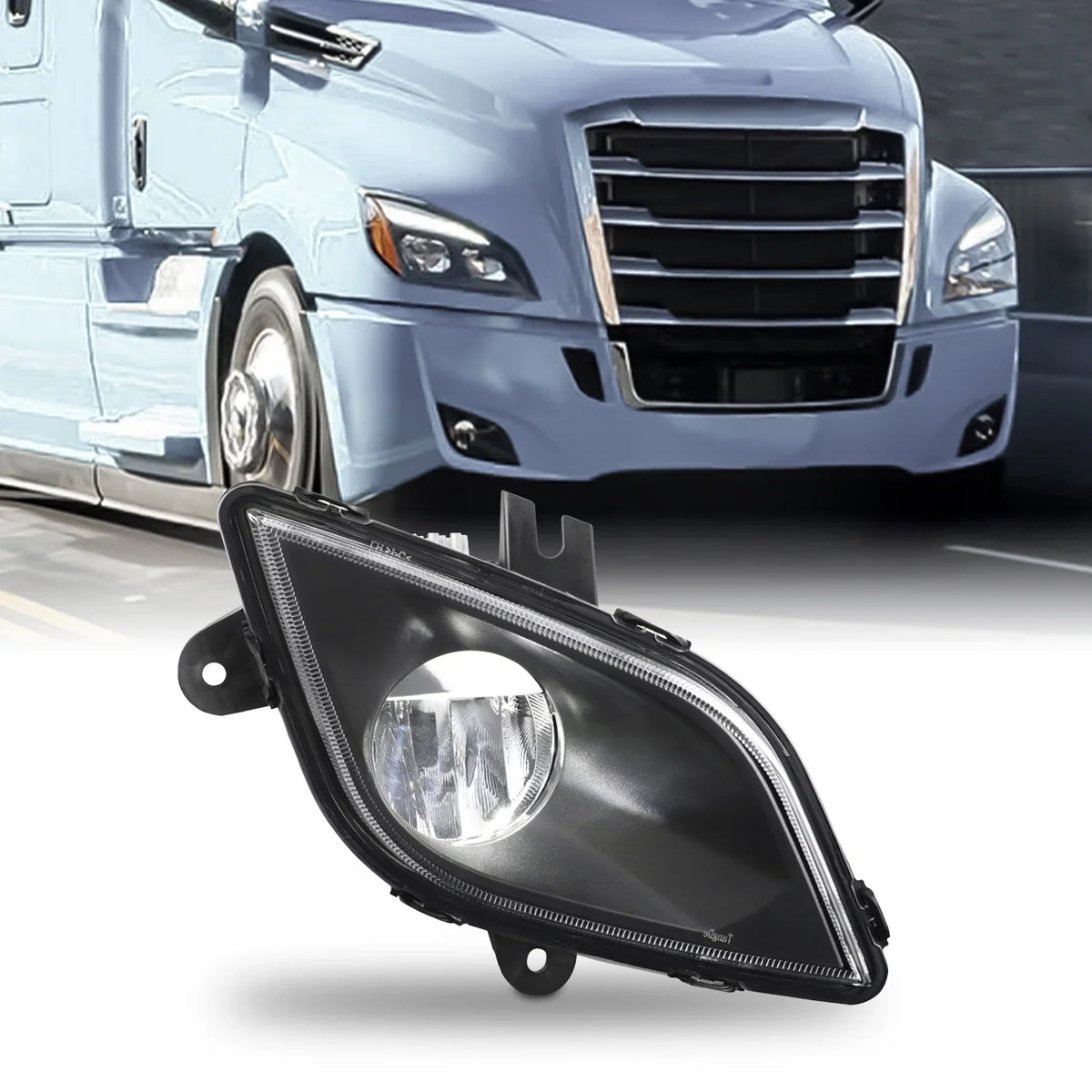 '- 2019 Passenger Fog 2021 2023 Freightliner 2020 8 AKKON Fit Side Light LED 2022 OE Cascadia 126 Black 2018 Class design Truck Lamp