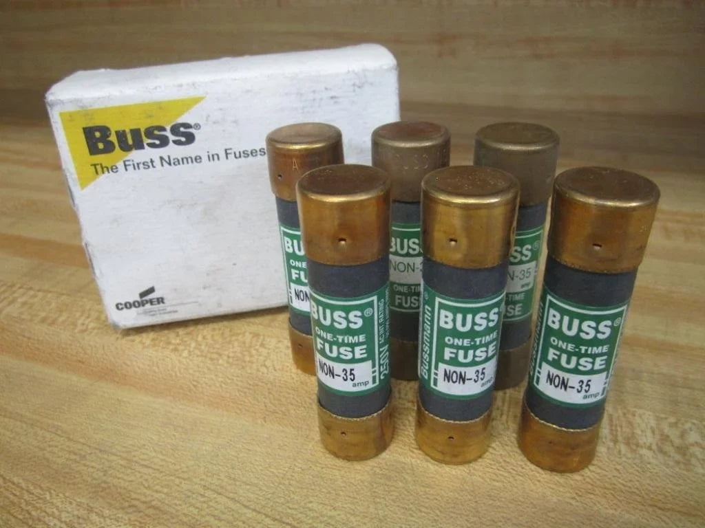 Buss Pack 6 Bussmann Fuse of NON-35 N0N-35
