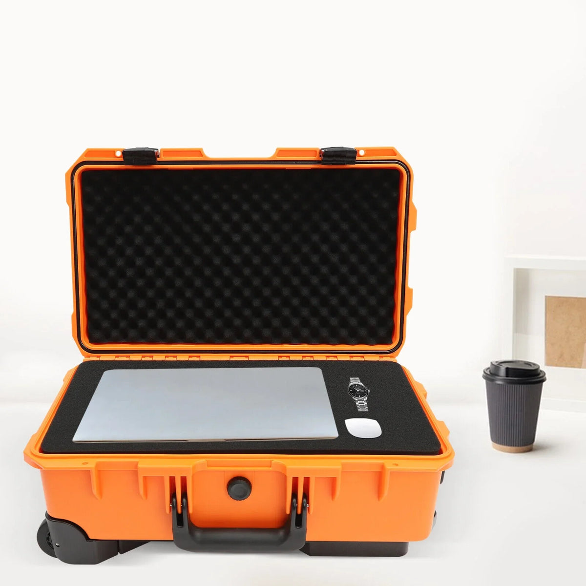 Camera Protective W/Customizable 22-Inch Waterproof Camera Box IP67 Case Multi-Purpose Case Foam