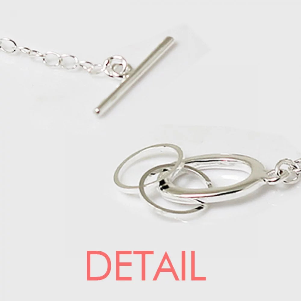 Heart Bracelet Jewelry Charm Design Bangle Electrocardiogram Chain