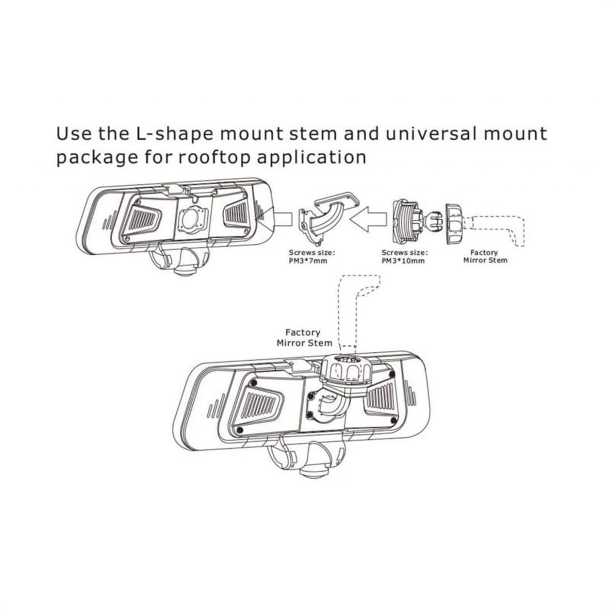 & Surround Accessory Rydeen View includes included) Package Camera Dash not 360 for 360 Professional BlindSpot PROKIT for Installation Indicators. Tools TOMBO 1 Cables (TOMBO