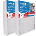 AIRX FPR MERV 2 FILTERS Filter 16x25x5 Skuttle 1200 1000, 11 Filter Compatible DB-25-16 by Premium Furnace AIR. with USA WICKED #000-0448-001 & Made to Pack 7 Comparable Air MPR CLEAN MPR 16x25x5