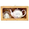 Rae Dunn Pot 11.5 Queen Jar Set Teapot oz and 59.2 Gift Honey By Magenta oz