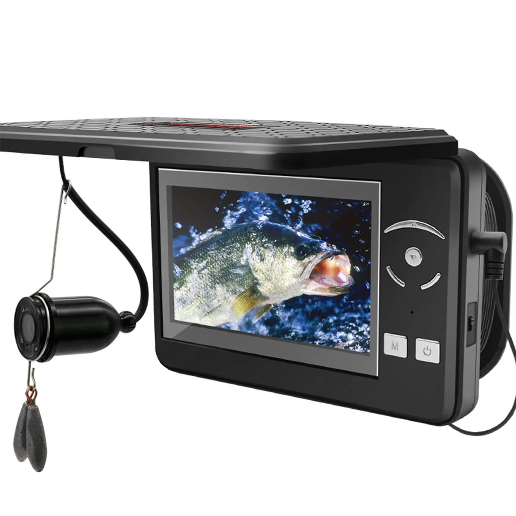 for Ice Portable MIXFEER Finder Inch Fishing Lake Waterproof Display Fishing Fish 4.3 LCD with 720P Boat Underwater Sea