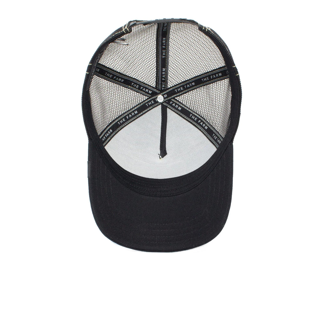 Original Unisex dimension Bee), Goorin (Queen The Trucker Black Farm Snapback Hat, Bros. One Adjustable