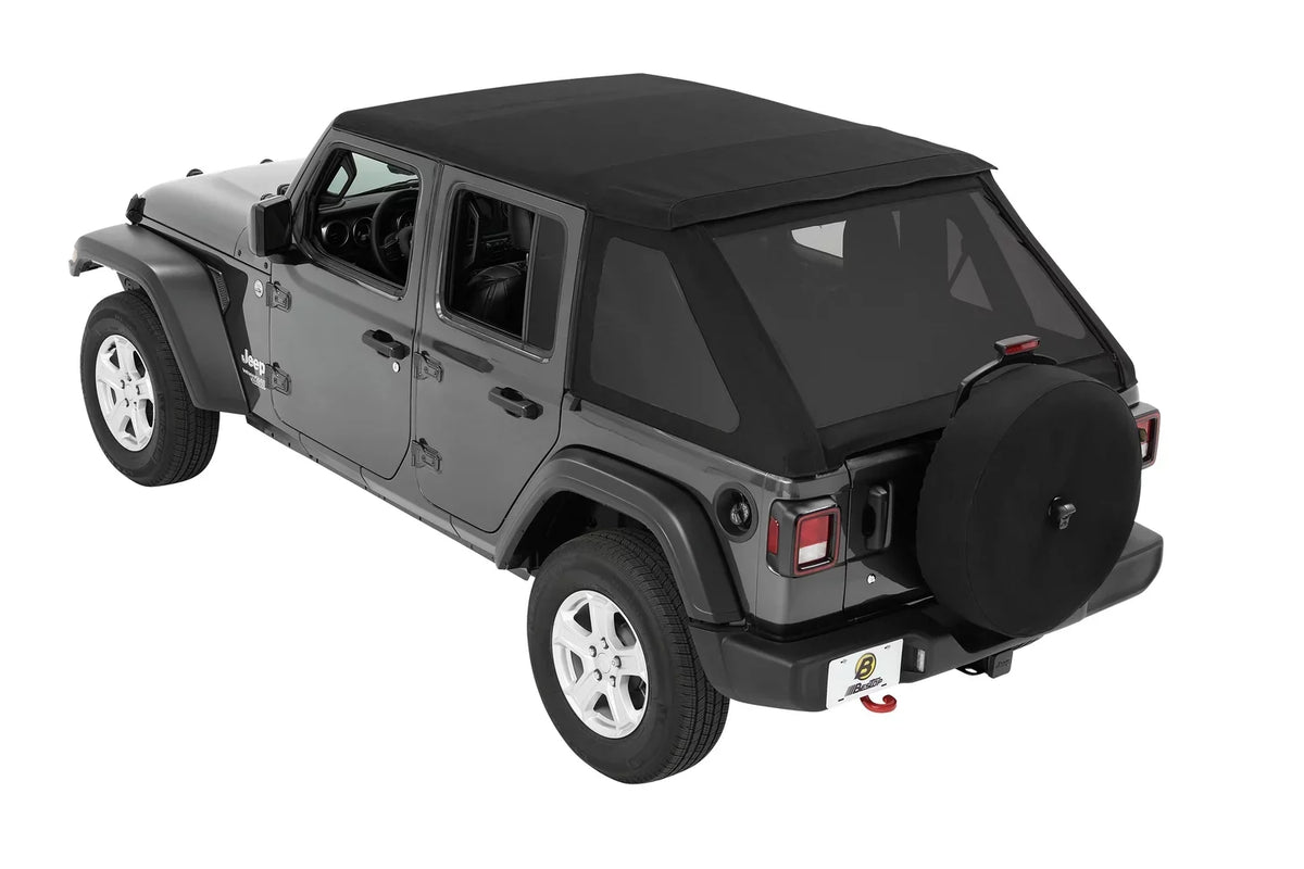 for (56863-17) Current, Model Twill Wrangler a JL, 2018 Trektop Bestop 4-Door Jeep to Black Years
