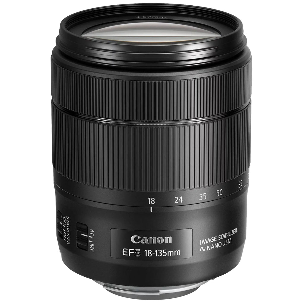 Canon + Tripod Lens + ZeeTech 18-135mm USM with Camera + SanDisk IS Case Bundle Card EOS 64GB Wideangle + + 90D Accessory DSLR