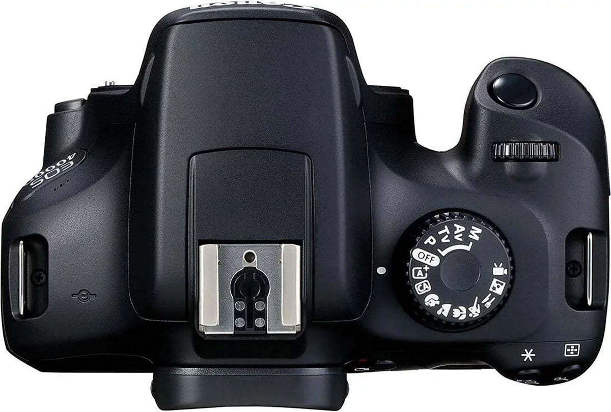 4000D/Rebel EF Lens+Canon 18-55mm DSLR Cards Canon Lens+case+128Memory III T100 f/8.0 75-300mm Telephoto EOS F/3.5-5.6 EF-S Camera (24PC) Zoom w/Canon Lens+500mm