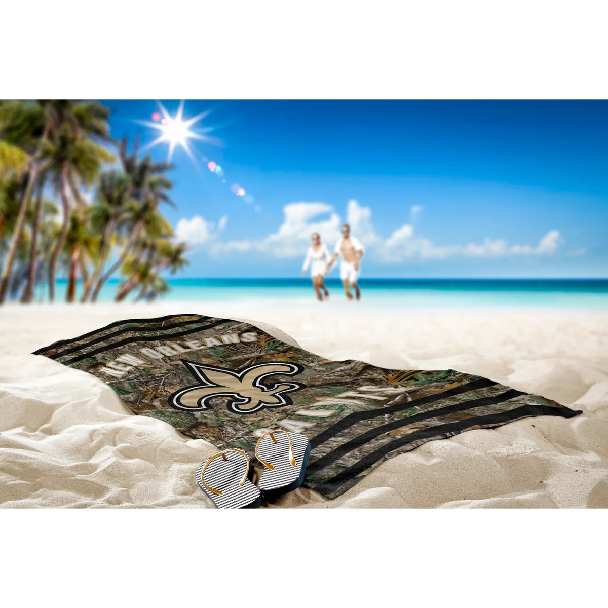 Towel Orleans Stripes Group Saints 30"x New Beach Three The 60" Northwest