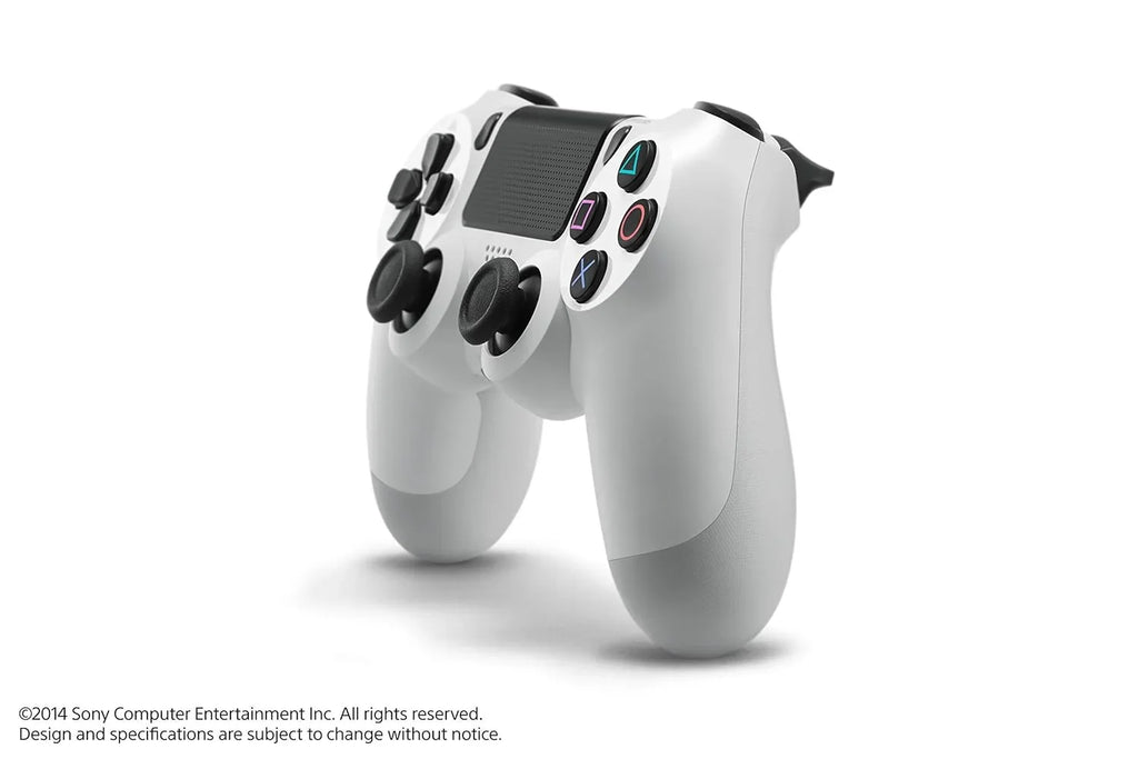 For + Earbuds White Bundle Like Dual Console Shock Gaming PS4 Wired Controller New BOLT AXTION