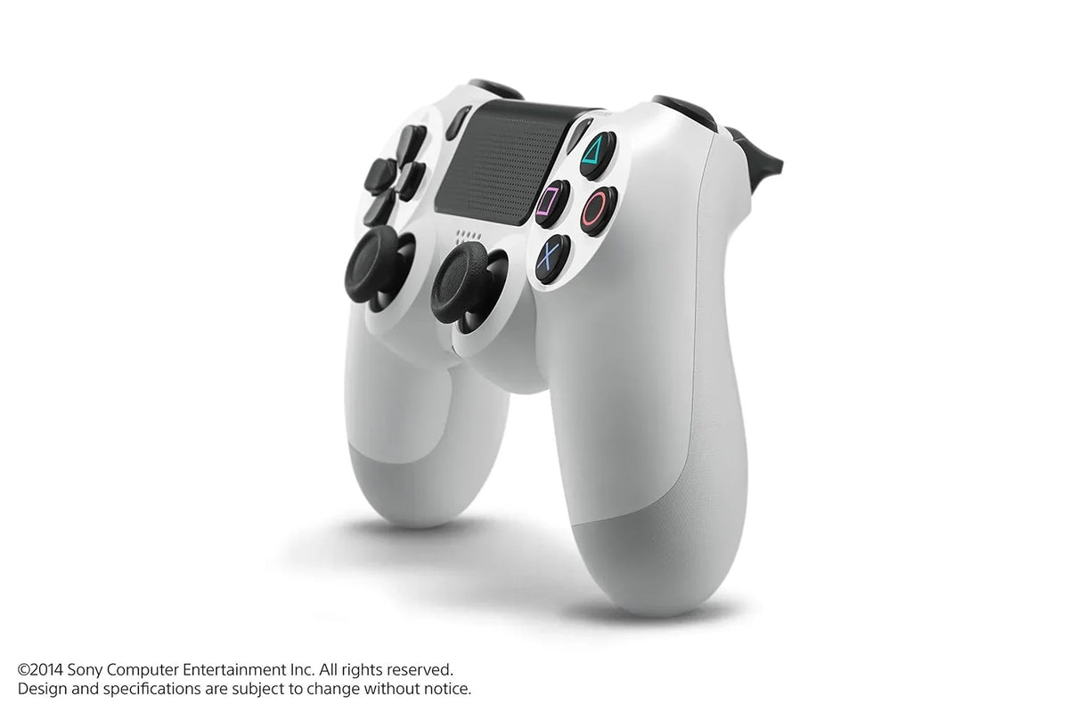 For + Earbuds White Bundle Like Dual Console Shock Gaming PS4 Wired Controller New BOLT AXTION