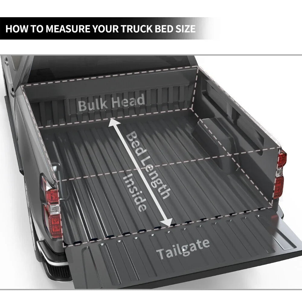 5.7 2020 for 2019 2022 Soft Truck 2023 2021 ft Tonneau Ledkingdomus Fold Cover Bed Quad Dodge Ram 1500