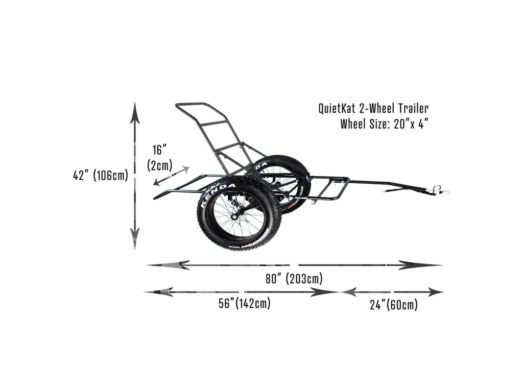 Wheel, Cart 2 FKA-15888 QuietKat Cargo Black,