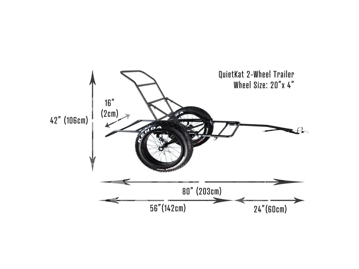 Wheel, Cart 2 FKA-15888 QuietKat Cargo Black,