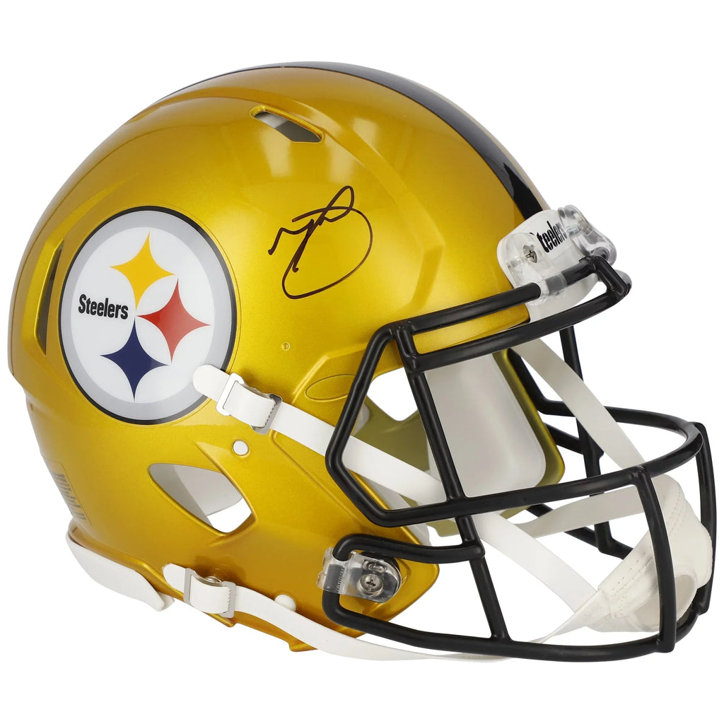 Helmet Autographed Flash Riddell Pittsburgh Authentic Speed Fitzpatrick Steelers Minkah