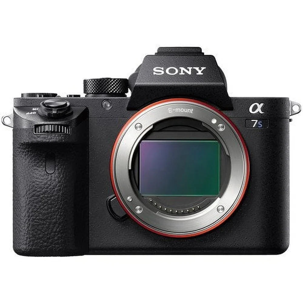 Mirrorless With , FE Camera Additional Accessories Alpha Memory 24-70mm Essential Lens, Reader Soft Plus ILCE7SM2/B Card 64GB a7S II Bag, Battery, Card,
