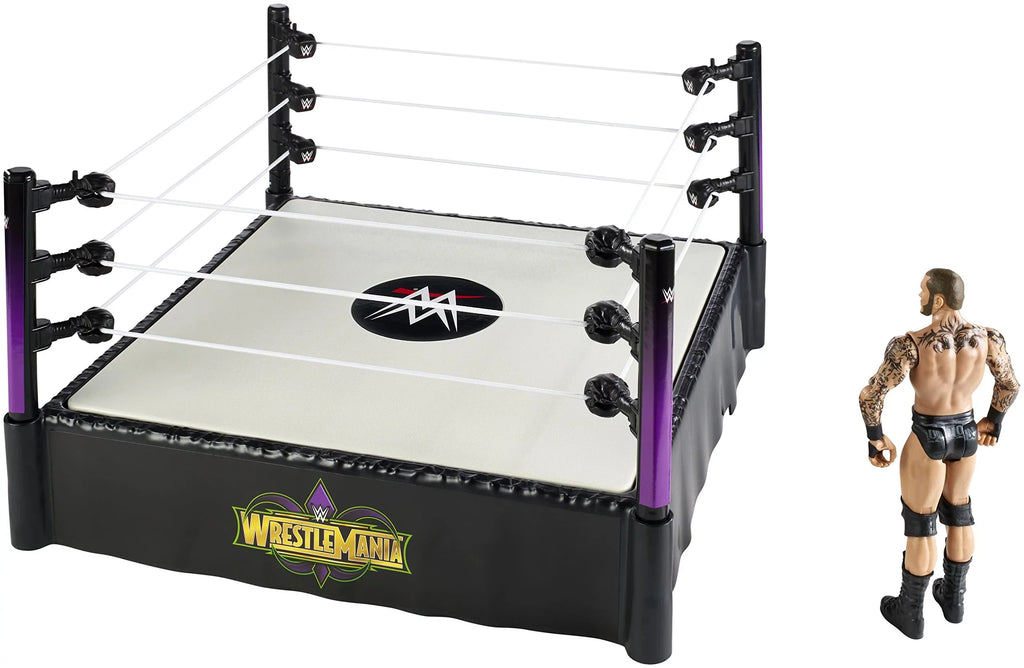 Orton] Wrestling Playset WWE [Includes Ring Wrestlemania Randy