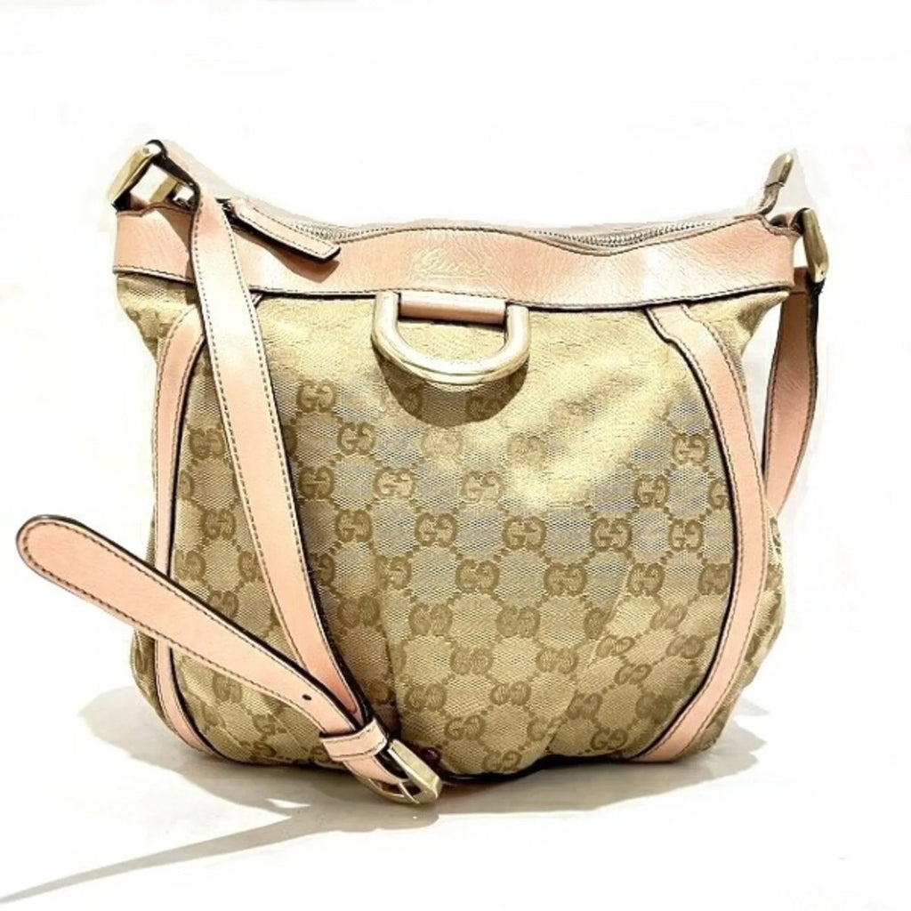 Canvas 203257 Abbey Ladies Pre-Owned Bag GG Shoulder (Good)