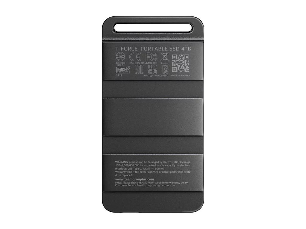 4TB PS5 T-FORCE M200 USB3.2 Compatible SSD Chrome & Read/Write 2x2 Portable 2000MB/s Xbox with Group Type-C, (T8FED9500G0C102) Gen OS & Team