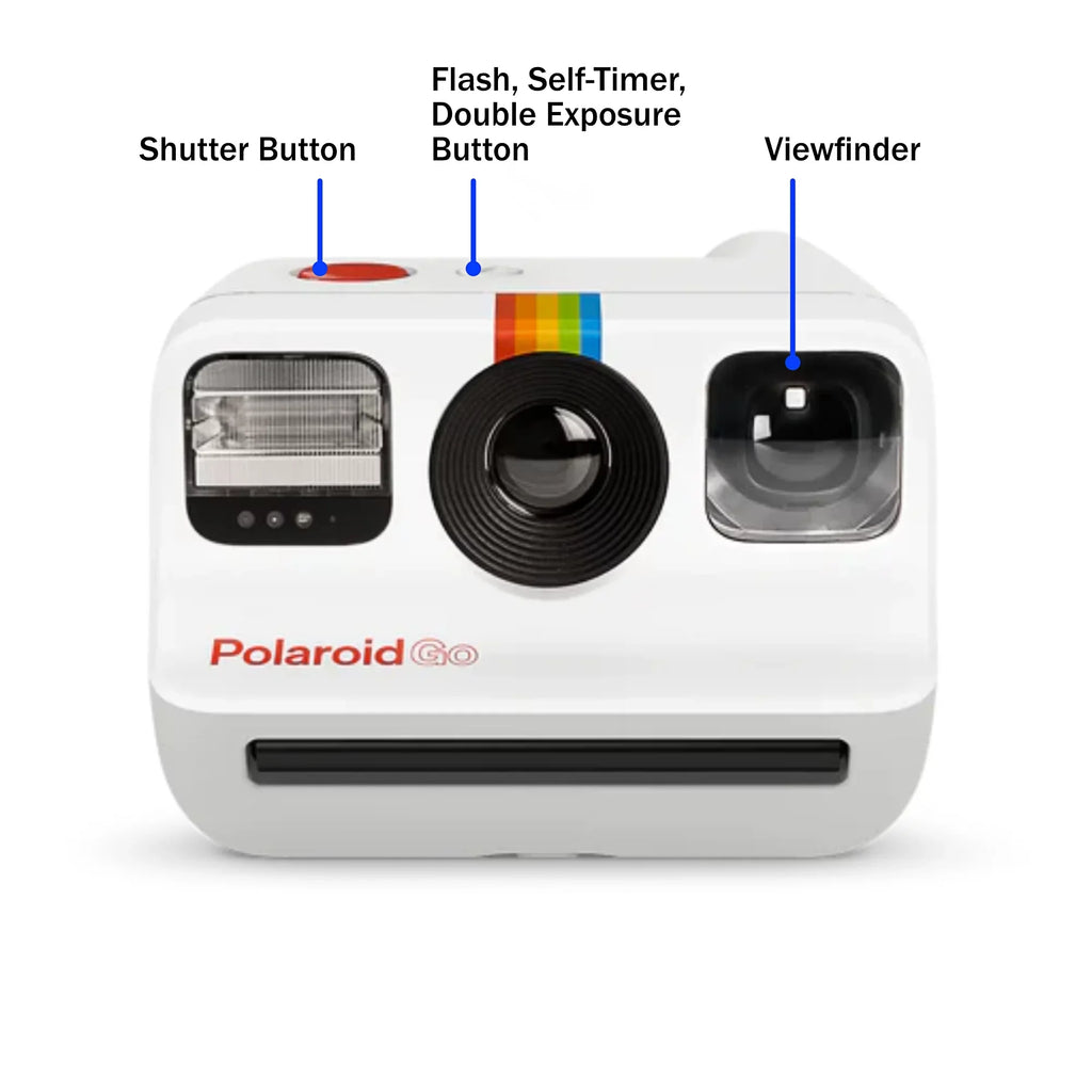 Color Go Bundle, Instant Set, Instant a Film Camera Lumintrail Instant Starter with with Camera Cleaning Lens Polaroid 16 Go Cloth… Mini Polaroid White