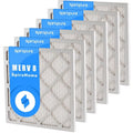 (6 - 8 SpiroPure 20X23X1 Air in MERV Pack) Made USA Pleated Filters