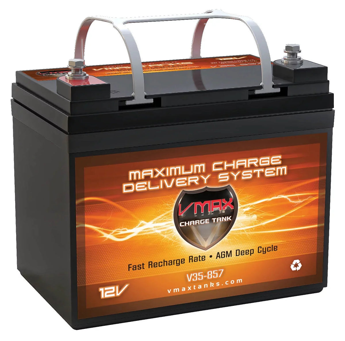 35AH U1 40 12V Trolling V35-857 Bulldog Motor for Motorguide Vmaxtanks Battery