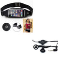 DTek50, A6Z Workout - Black w Leap, Bag Earphones Blackberry 2 3 Priv, Max Waist 4 Headset 3.5mm Sport ROG Phone, 5z ASUS M1, for Belt Z30, Case Max ZenFone AR Handsfree Plus Pro 2E OEM Motion
