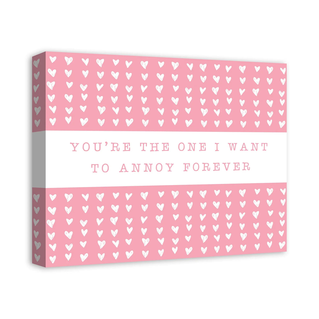 One Art Creative 20 Products Wall Pink 16 x Canvas Forever Annoy