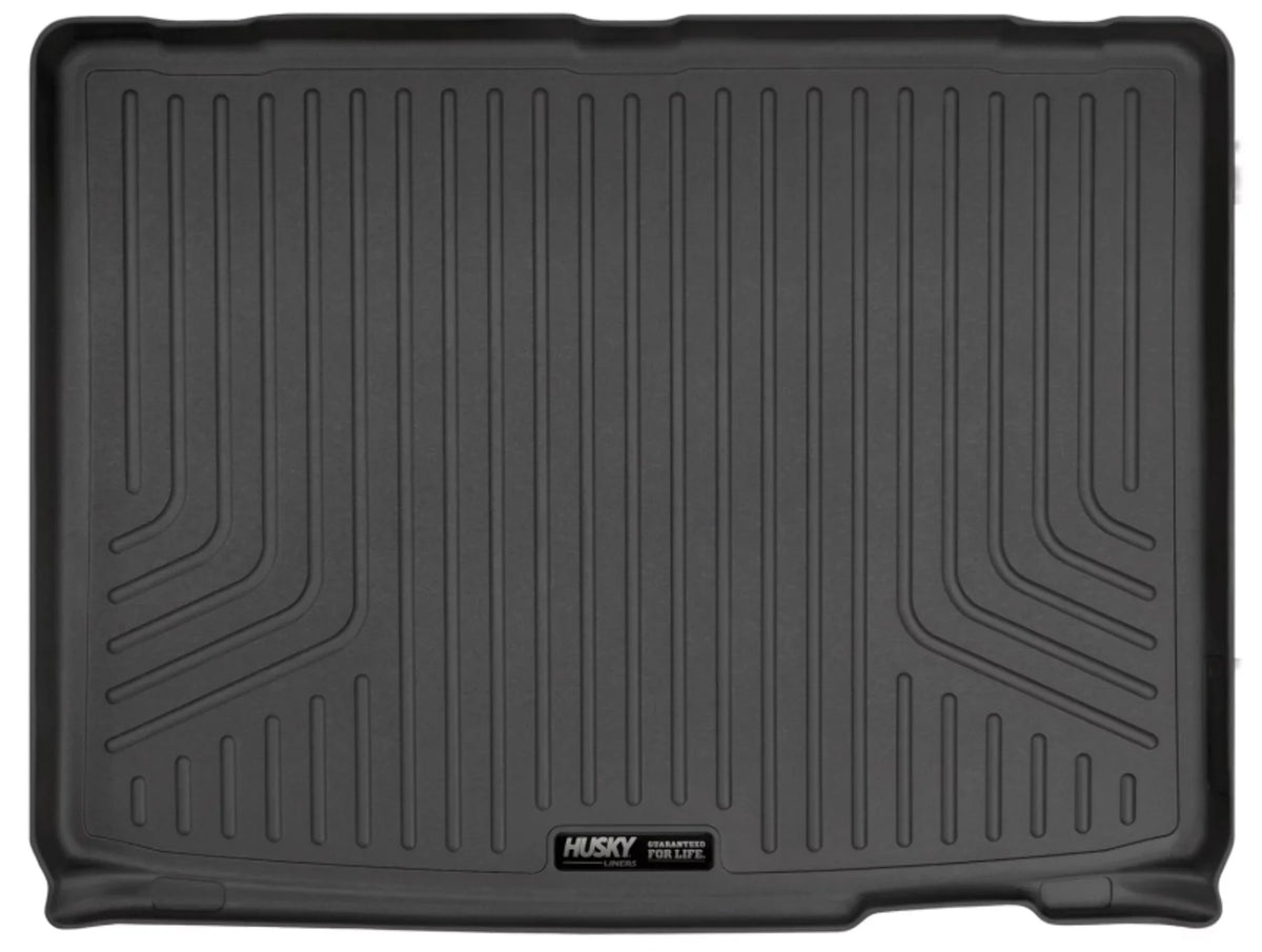2nd 2021-2023 select: Escalade Cadillac by Husky with 21 Liner Compatible Compatible RealTruck Series Tahoe/GMC Cargo Black Yukon with Seat Chevrolet Behind Weatherbeater