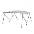 36" Cover Top Long X Bimini Boat H W Bow 3 67"-72" 6' Gray