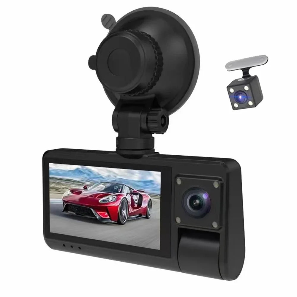 Cam, Auto Clear for OWSOO Safety Touched Rearview Dash Screen Angle, Video Driving Wide Mirror with Car Recorder Recording
