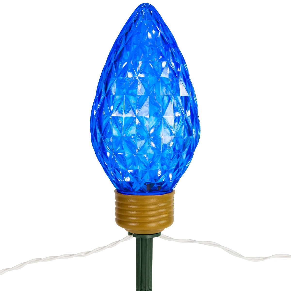 Multi-Color Lawn 3ct C9 Lighted Marker 3 Northlight LED Christmas Stakes Pathway ft -