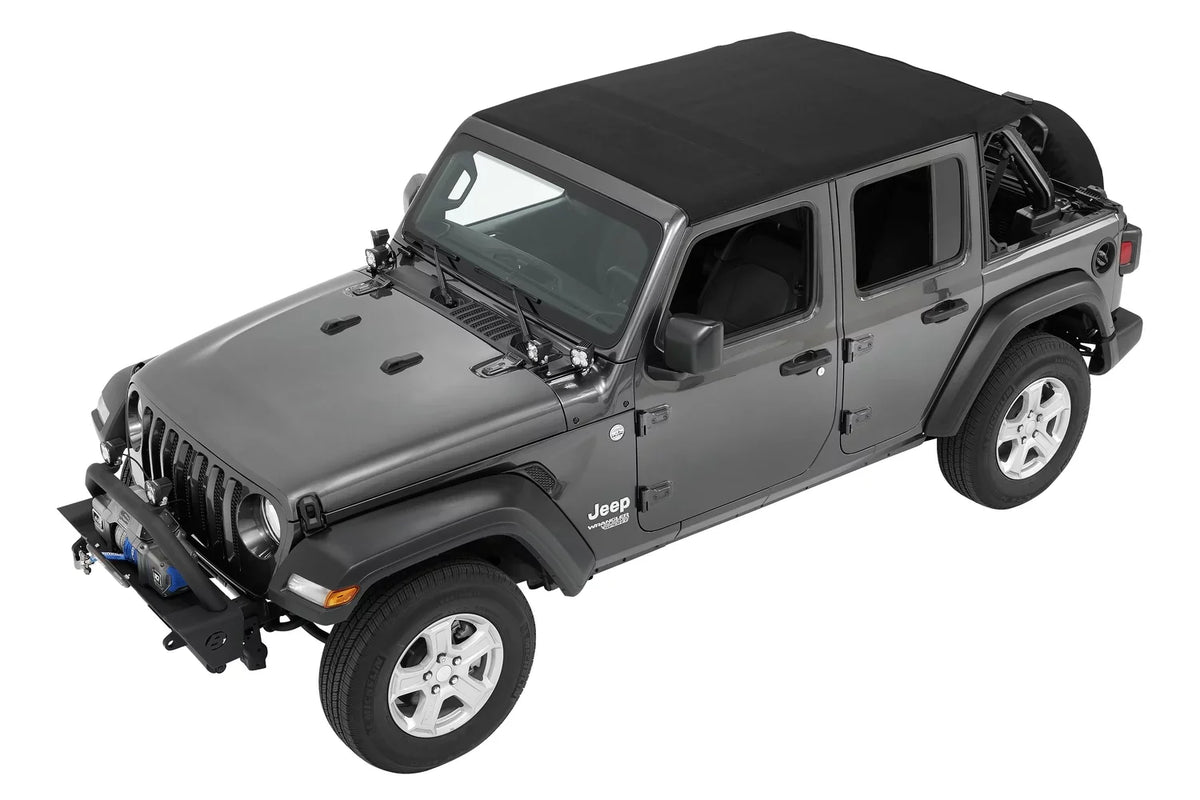for (56863-17) Current, Model Twill Wrangler a JL, 2018 Trektop Bestop 4-Door Jeep to Black Years